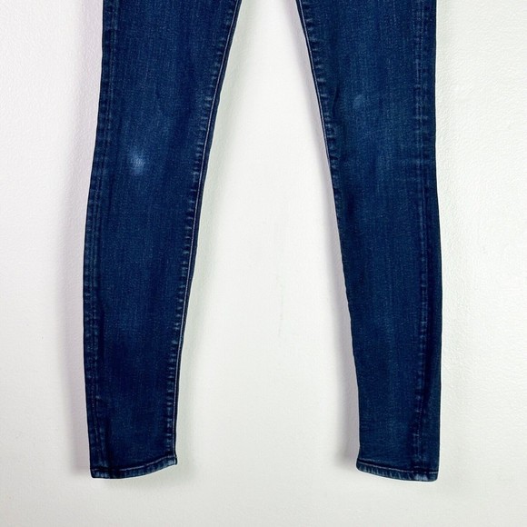 Mother The Looker Skinny Jeans in Forever and a Day Dark Wash Stretch Women's 26 - Picture 4 of 13